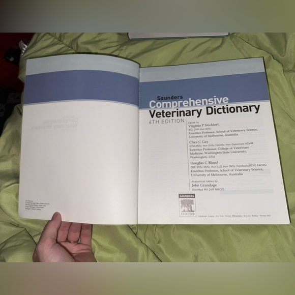 BNWOT Veterinary Dictionary 4th Edition - Picture 2 of 8